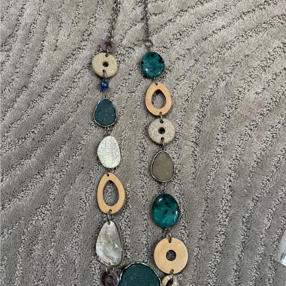 Chicos Elegant Multicolor Necklace EUC